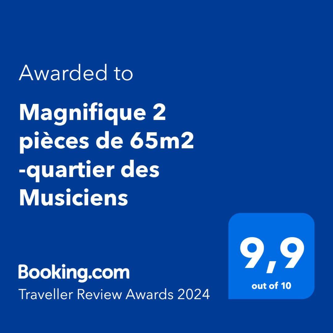 Appartement Magnifique 2 Pieces De 65M2 -Quartier Des Musiciens à Nice Extérieur photo
